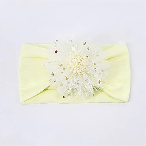 Toddler Stretch Flower Tulle Hairband Headwear 0-3 Years