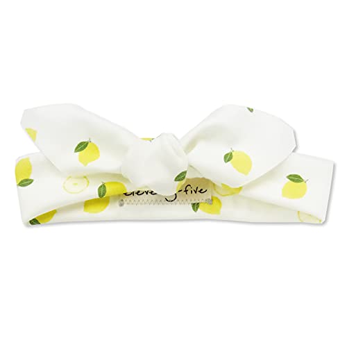 eleventy-five Organic Knotted Headbands Mommy Me Set Lemon Slice 1