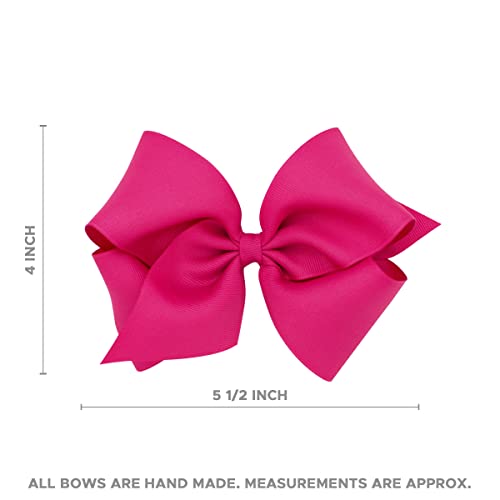 Wee Ones Baby Girls Grosgrain Bow Headband White 6-24 Months