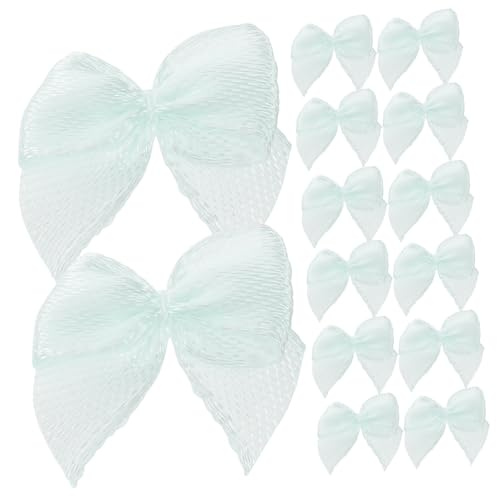 QUMIIRITY Sky-blue Handmade Hair Bows for Kids