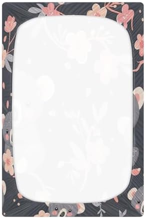 Wajiw Koala Crib Sheets for Girls Boys Soft Breathable Fitted