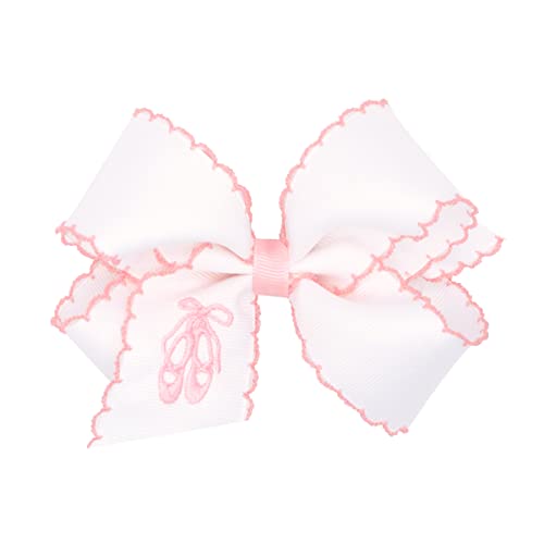 Wee Ones Princess Hair Bow with No-Slip Clip Medium