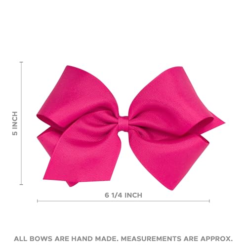 Wee Ones Girls Heart Bowtie with Whimsy Tail Hair Bows on WeeStay Clip