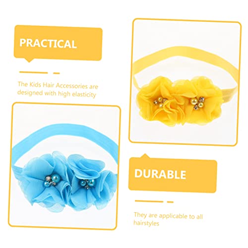 6Pcs Flexible Elastic Headbands for Kids