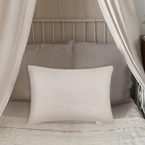 Wimist Toddler Pillowcases 2 Pack 14x20in Muslin