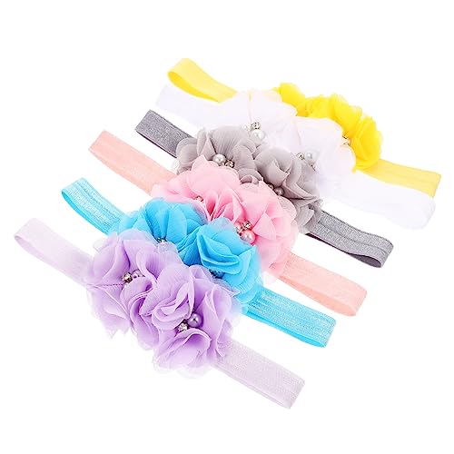 6Pcs Flexible Elastic Headbands for Kids