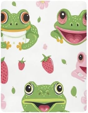 Wajiw Frogs Crib Sheets for Girls and Boys 1