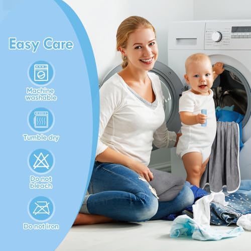 Orighty 6 Pack Baby Hooded Towel 30x30 Inch