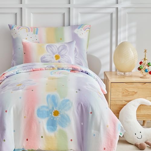 Mucalis 5 Piece Rainbow Toddler Bedding Set