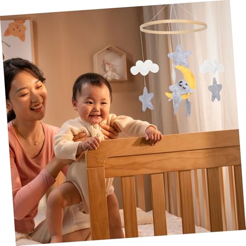 Kisangel Crib Mobile with Felt Animals