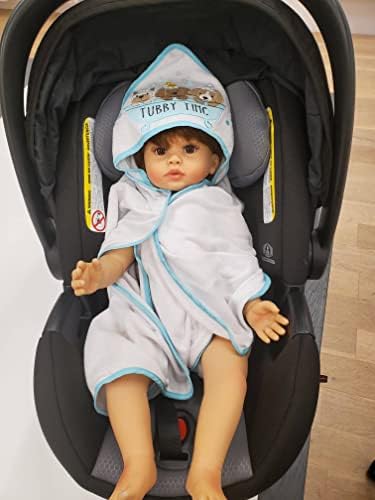 Baby Hooded Towel and Washcloth Set for 6-12 Months