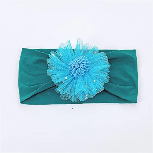 WUTYU Toddler Baby Stretch Flower Tulle Headband