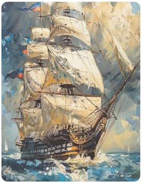 Wajiw Sailing Ship Crib Sheets for Girls and Boys