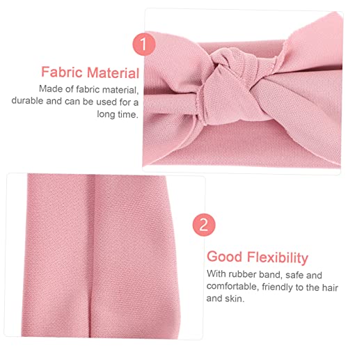 Hemoton Newborn Bow Headbands for Boys Girls
