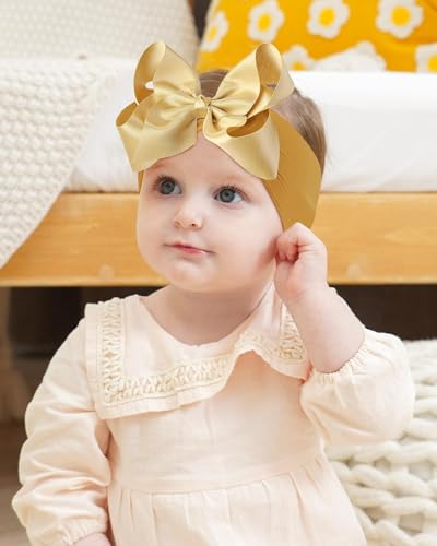 3PCS Baby Bows Christmas Headbands for Baby Girls