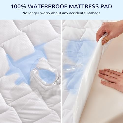 SLEEP ZONE 2 Pack Waterproof Crib Mattress Protector