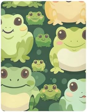 Wajiw Frogs Crib Sheets Soft Breathable Fitted 1