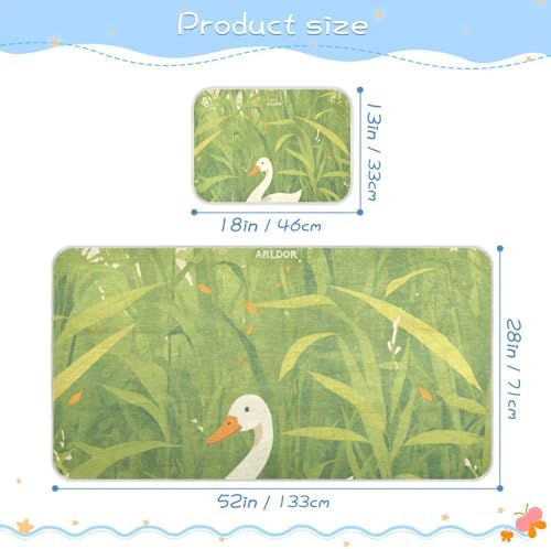 Cooling Waterproof Mattress Pad for Baby Toddler 28x52