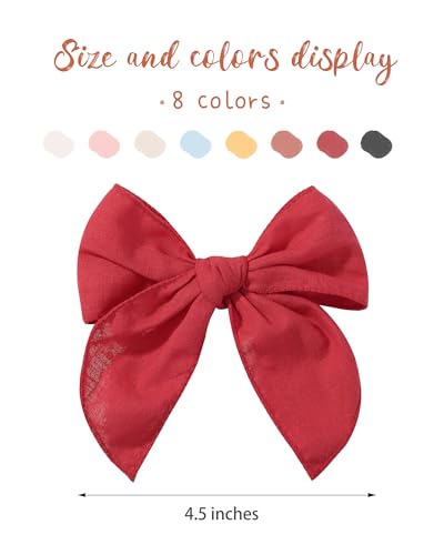 8 Pcs Doboil Baby Girls Hair Clips Bows 55 Inch