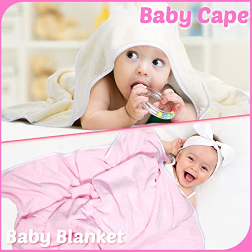 Reginary 4 Pack Hooded Towels for Baby