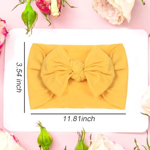 20 Pcs Baby Nylon Headbands with Bows
