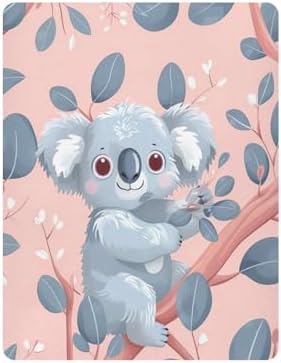 Wajiw Koala Crib Sheets Soft Breathable Fitted Sheets 28x52In