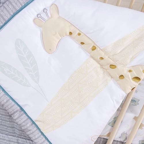 Sammy Lou Safari Babies 4-Piece Crib Bedding Set