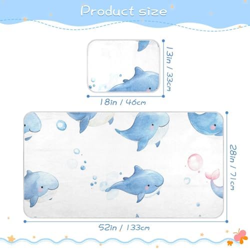 Cooling Baby Mattress Pad with Waterproof Protection 28x52