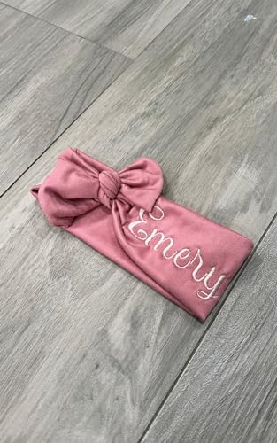 Personalized Knit Headband for Girls with Name
