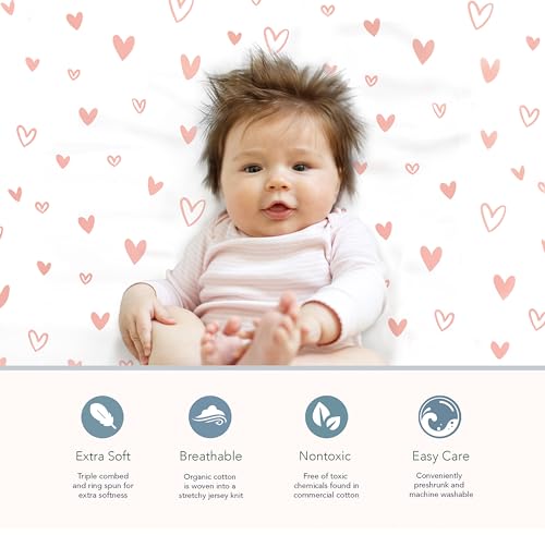 Cambria Baby Organic Cotton Fitted Sheets