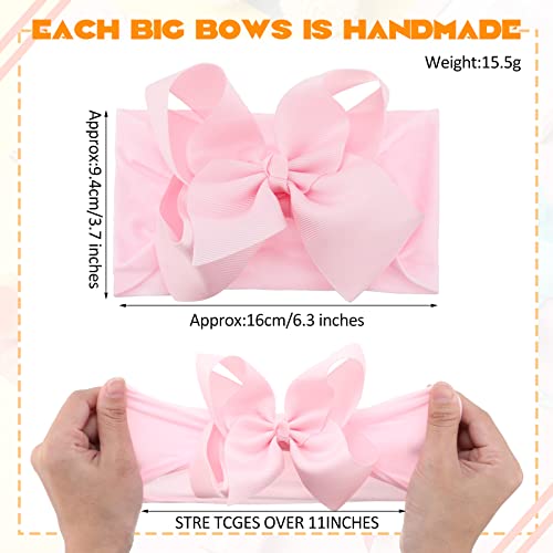 Hoteam 50 Pcs Soft Baby Girls Headband Bows