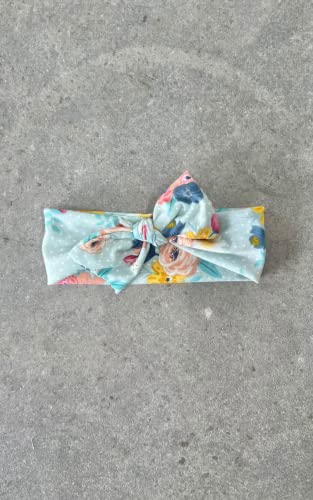 Floral Headband for Baby - Soft Stretchy Wide Headwrap