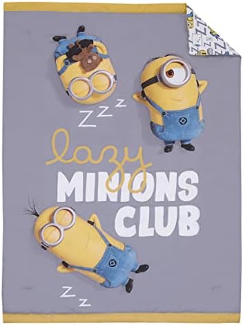 NoJo Illimuniation Lazy Minions Bed Set 4 Piece
