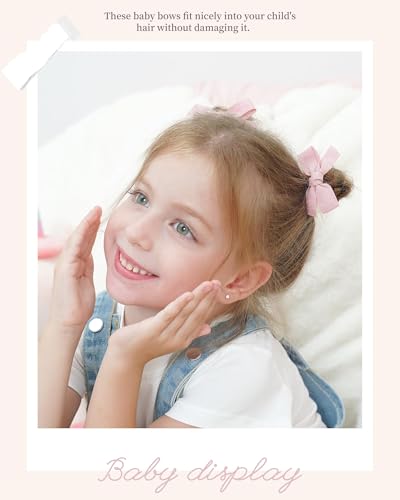 Doboi 24PCS Baby Hair Bows with Lined Clips