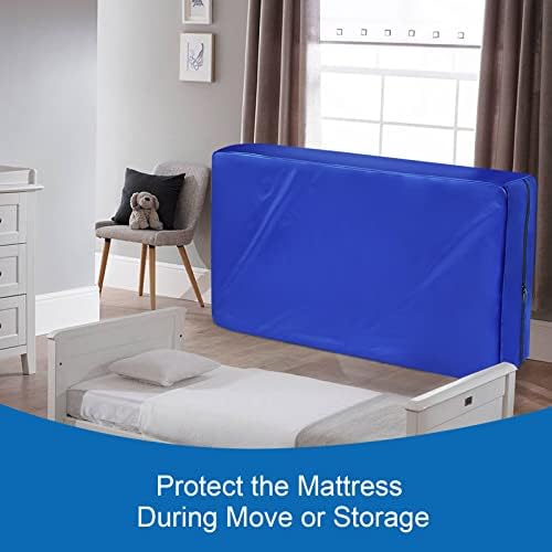 Coldwind Crib Mattress Bag Waterproof Heavy Duty Blue 52 x 28 x 65