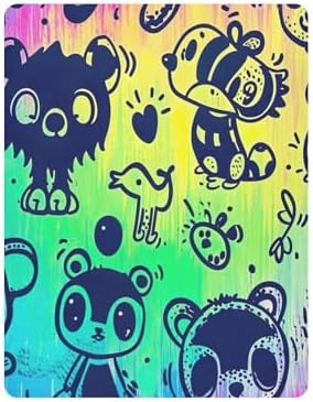 Wajiw Cute Animals Crib Sheet for Girls Boys