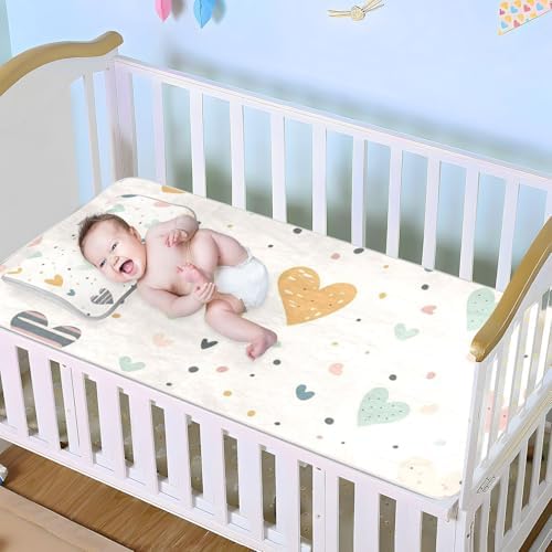 Cooling Baby Mattress Cover 28x52 Reusable Pad
