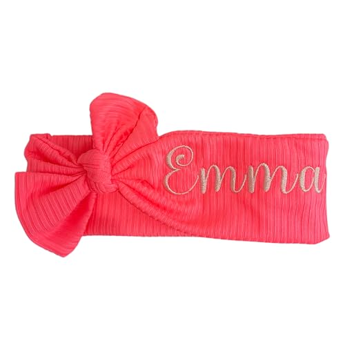 Girls Neon Headband with Name Personalized