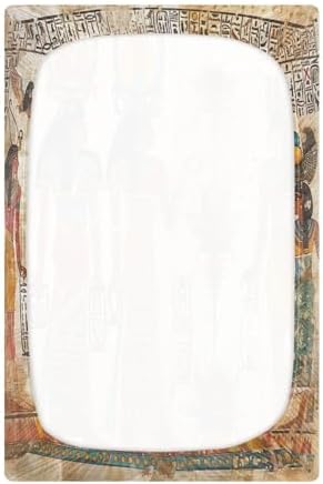 Wajiw Egyptian Figures Crib Sheets for Girls and Boys 1