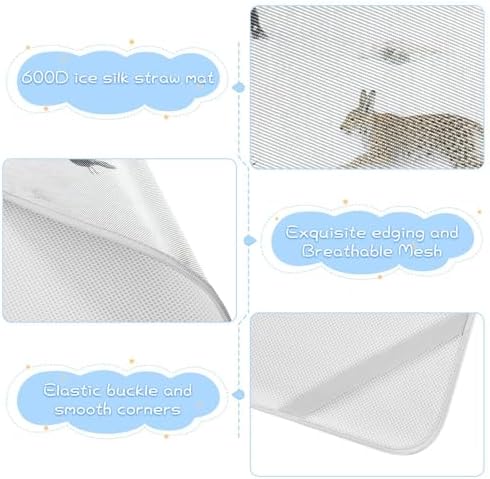 WDdZzyy Cooling Crib Mattress Pad 28x52 Inclusive