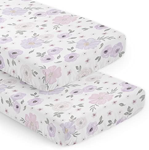 Sweet Jojo Designs Boho Floral Crib Sheet Set