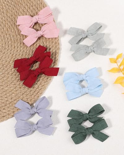 Doboi 24PCS Baby Hair Bows with Lined Clips