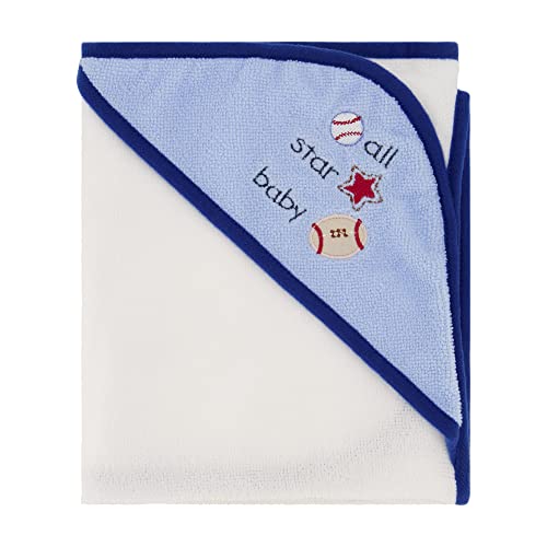 Cudlie Buttons Stitches Hooded Towels 3 Pack All Star Print
