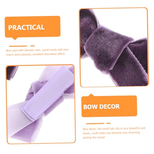 Healeved Girls Hair Clips 3 Pcs Bow Hairpin Set