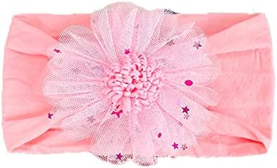 WUTYU Toddler Girl Stretch Flower Tulle Headband