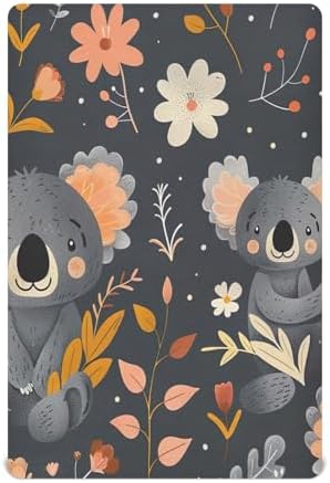 Wajiw Koala Crib Sheets for Soft and Breathable Sleep 1
