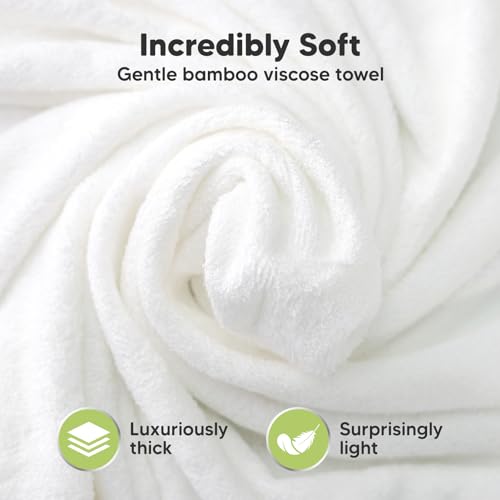 KeaBabies Hooded Baby Towel - Bamboo Viscose 35x35