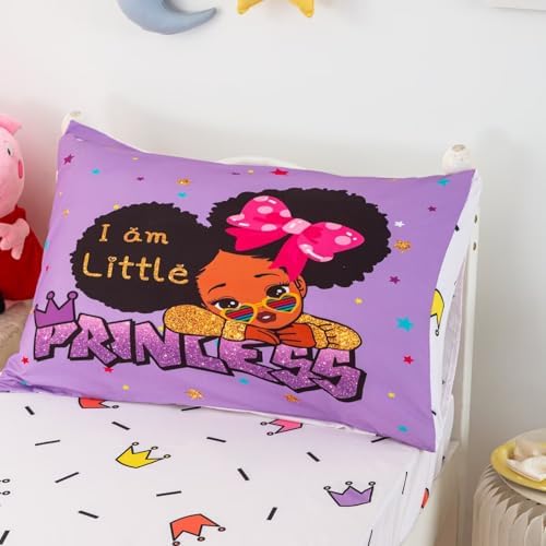 GRAT TIOC 4 Piece Toddler Bedding Set for Girls