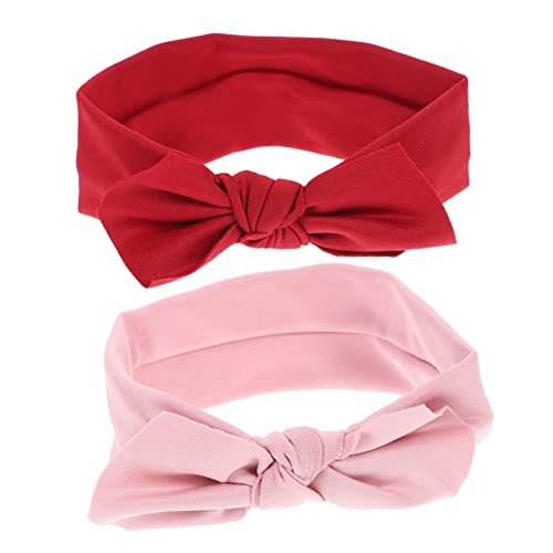 LIFKOME Baby Headbands with Bows 2 Pack