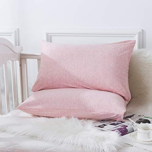 H HOUSEHOLD Toddler Pillowcases 2 Pack Pink Envelope Closure